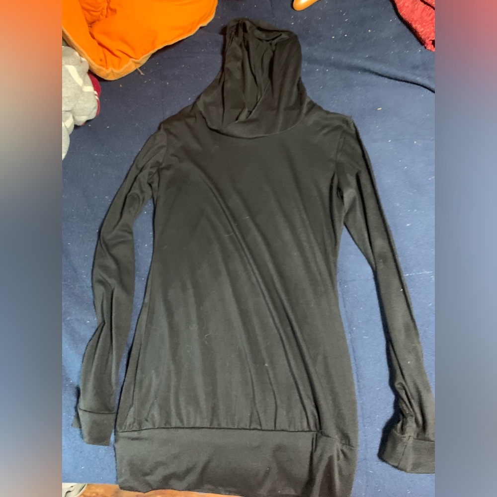 Black dress hoodie